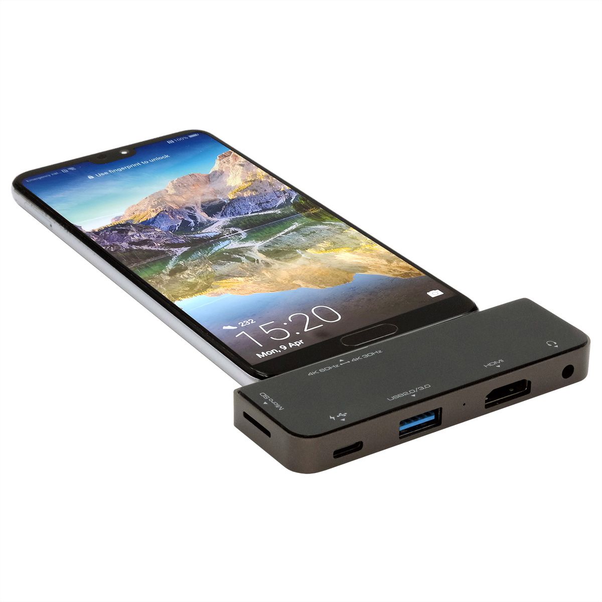 EXSYS EX-1222HM Mini station d'accueil USB-C 5 en 1