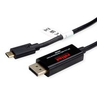 ROLINE Câble adaptateur USB-C - DisplayPort, v1.2, M/M, bidirectionnel, 2 m