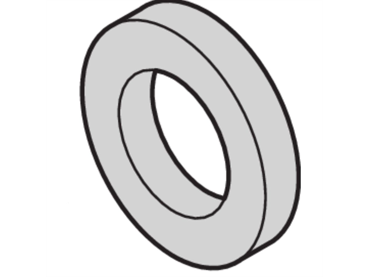 Rondelle SCHROFF, 2.7 x 5 x 1, Plastique PA, 100 pièces