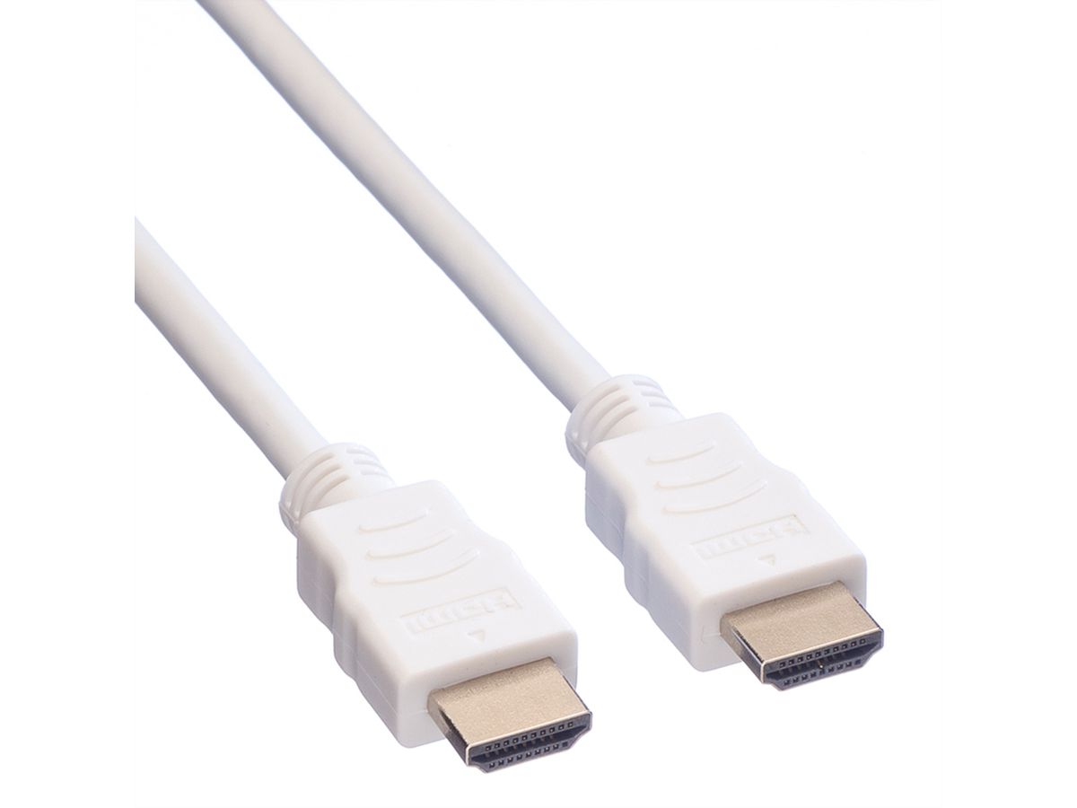 VALUE Câble HDMI High Speed avec Ethernet, blanc, 10 m