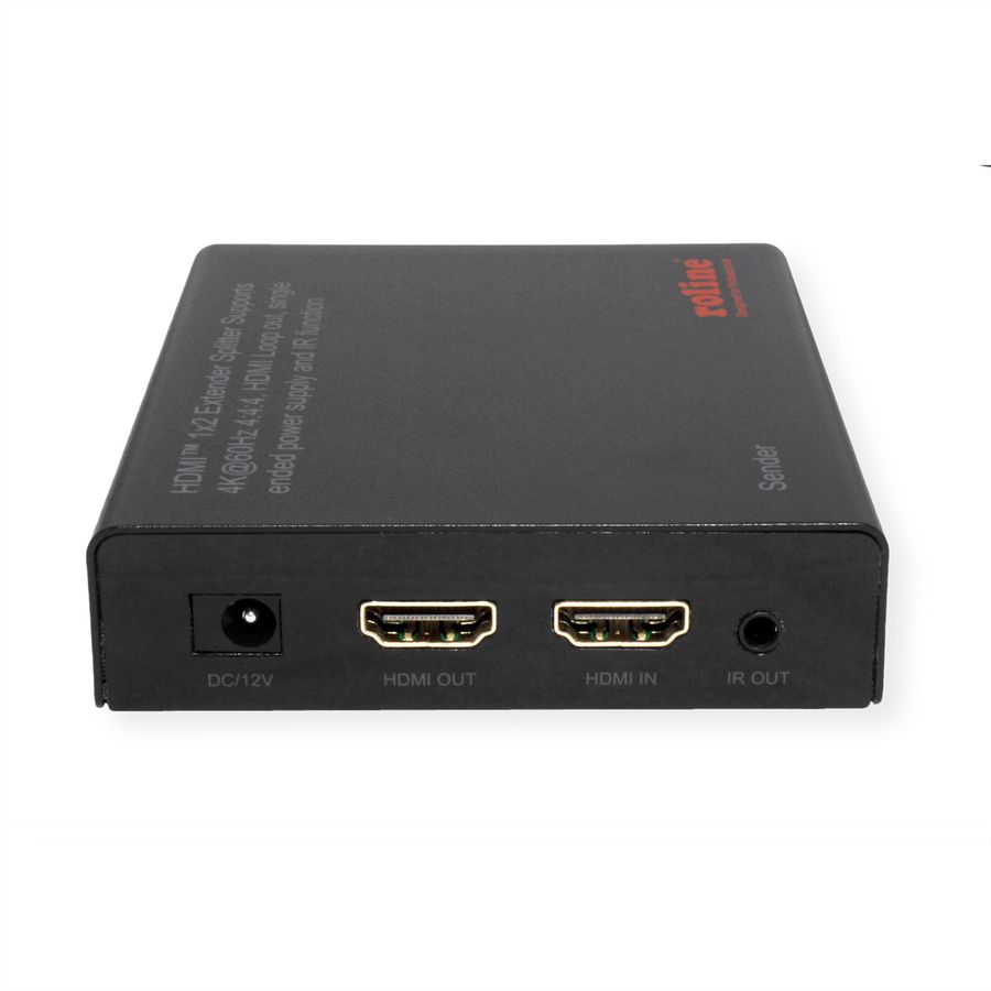 ROLINE Prolongateur/Splitter HDMI, 1x2 via Cat.6A, 70m, 4K60Hz