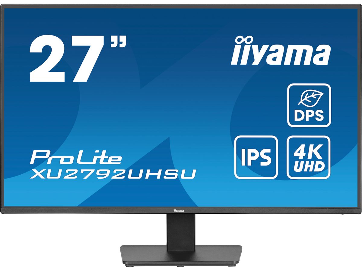 iiyama ProLite XU2792UHSU-B6 écran plat de PC 68,6 cm (27") 3840 x 2160 pixels 4K Ultra HD LED Noir