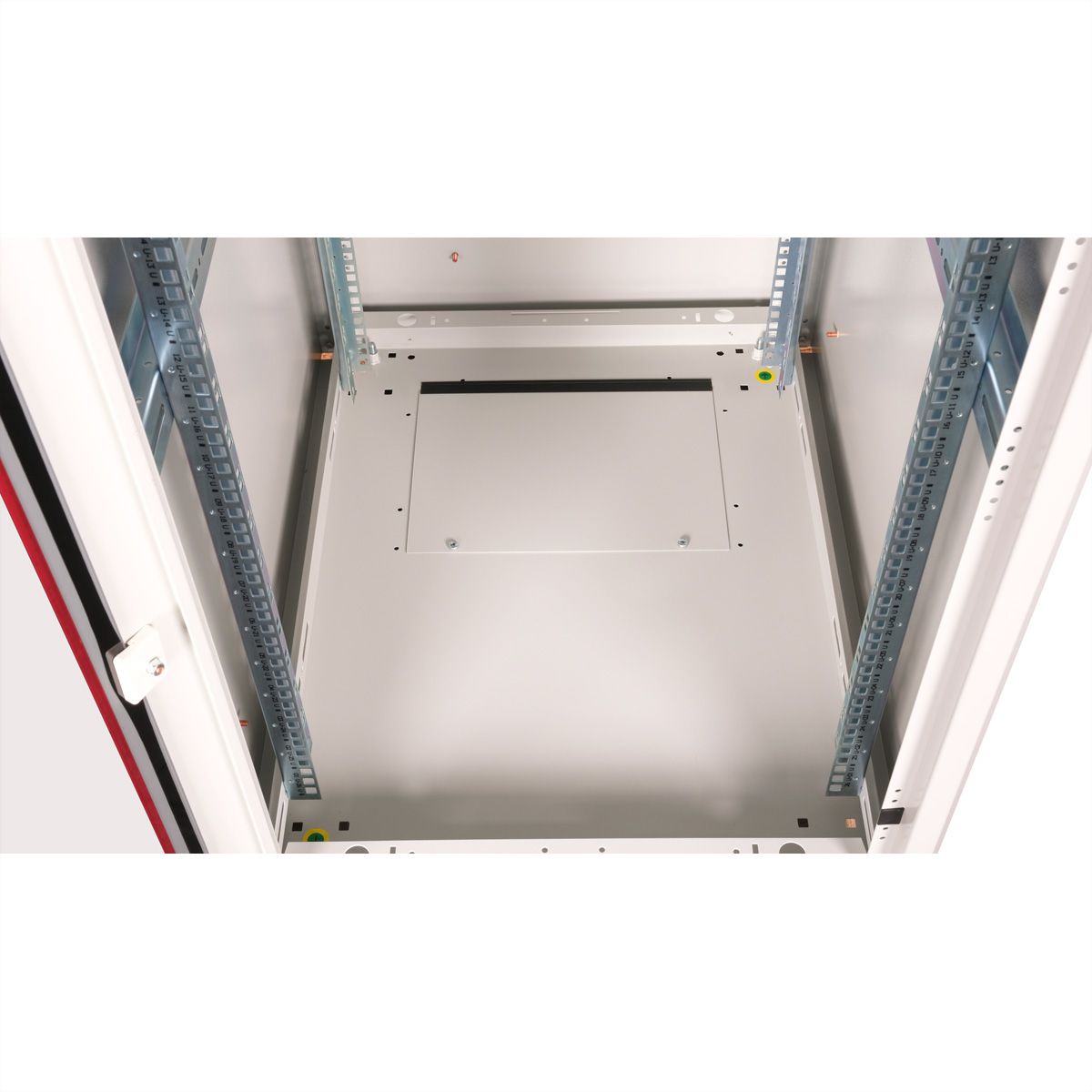 ROLINE 19" Baie réseau Basic 26U, 600x800 LxP Porte verre gris