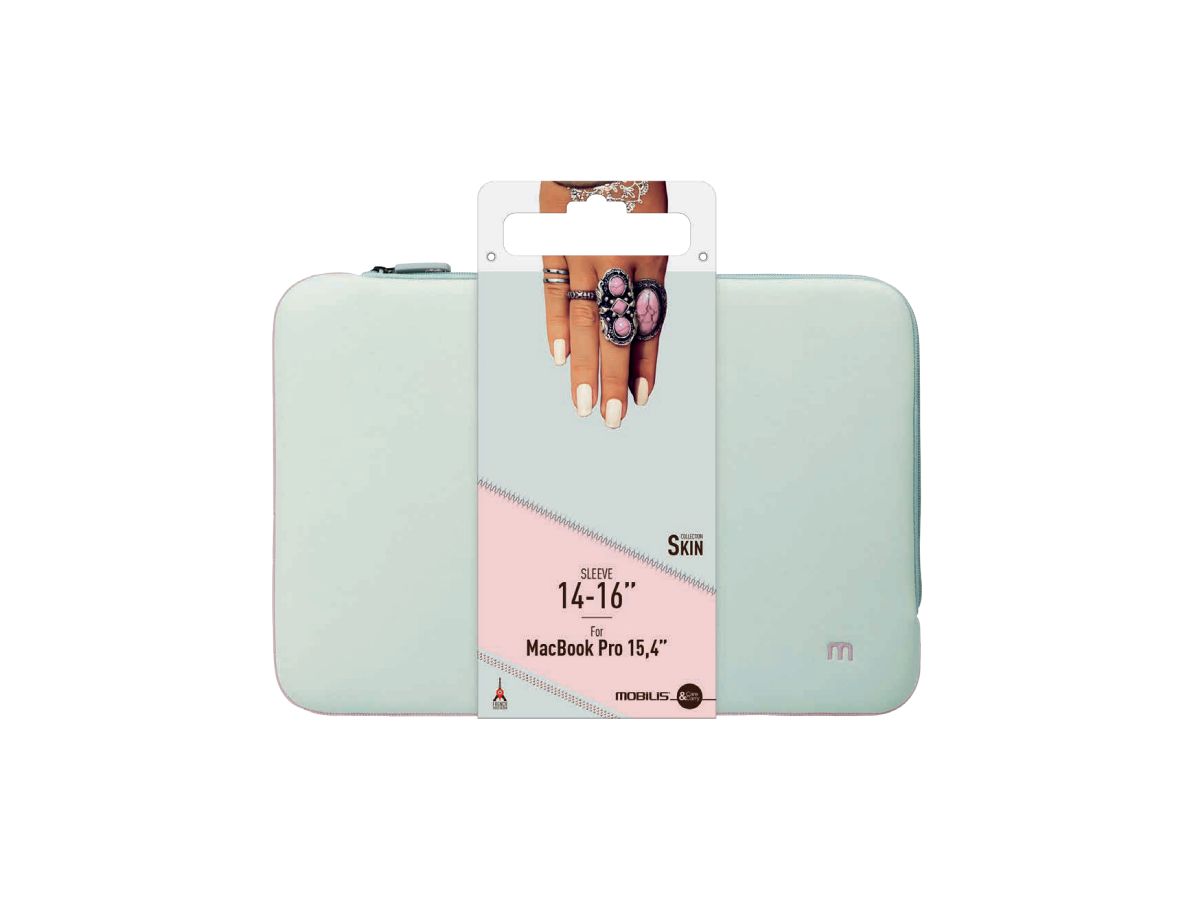 Mobilis 049006 sacoche d'ordinateurs portables 40,6 cm (16") Housse Gris, Rose