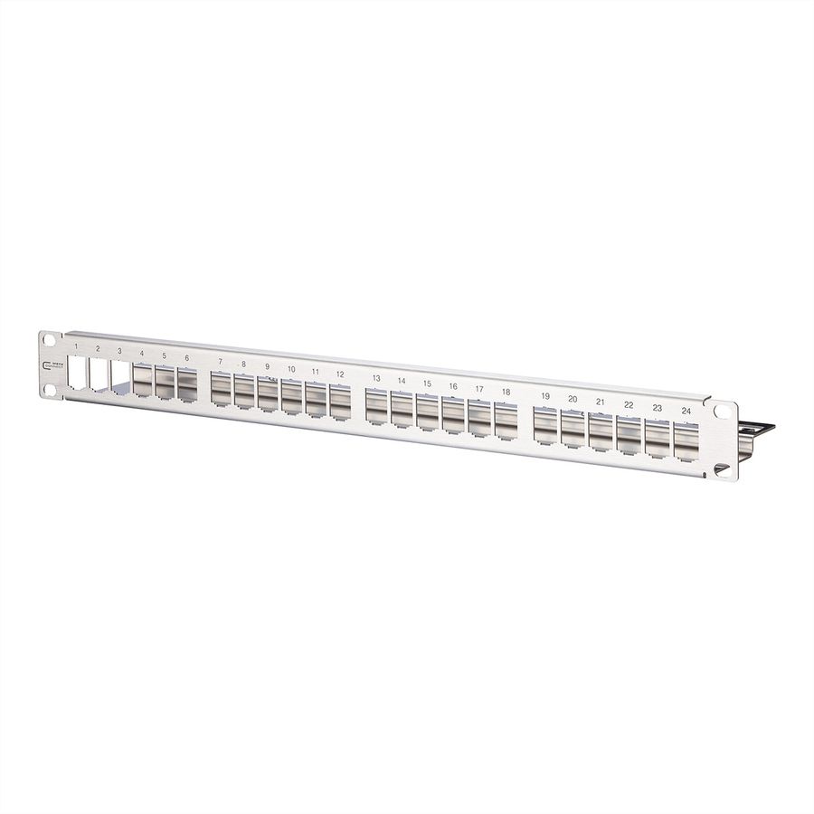 METZ CONNECT Module support de module 19 pouces 1U , 24 ports acier non équipés
