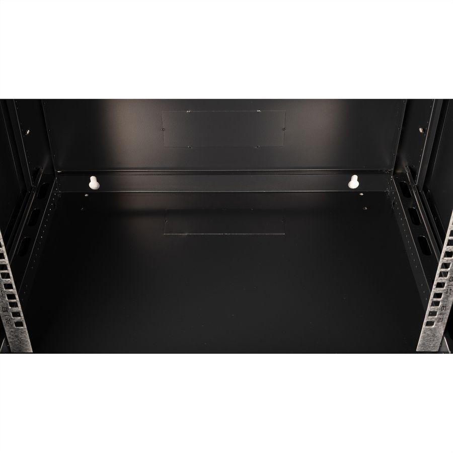 VALUE Boîtier mural 19 pouces 12U, 600 x 450 mm, noir, kit à assembler