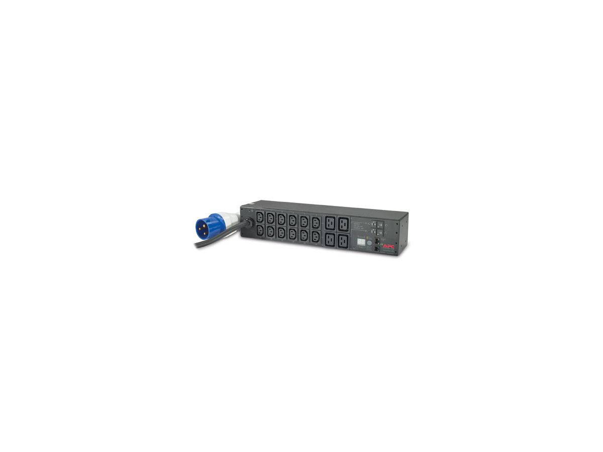APC AP7822B - Unité d'alimentation rack avec compteur, 2U, 32 A, 230 V, 12xC13-4xC19