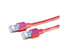 Cordon KERPEN Cat.5e (Classe D) D1-20 SF/U, croisé, rouge, 25 m