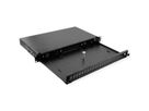 VALUE Panneau de brassage vide 1 UH, amovible, 24x SC-DX/LC quadruple