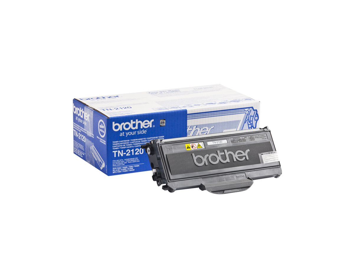 Brother TN-2120 - Cartouche de toner originale à haut rendement – Noir