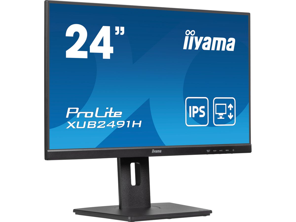 iiyama ProLite XUB2491H-B1 écran plat de PC 60,5 cm (23.8") 1920 x 1080 pixels Full HD LED Noir