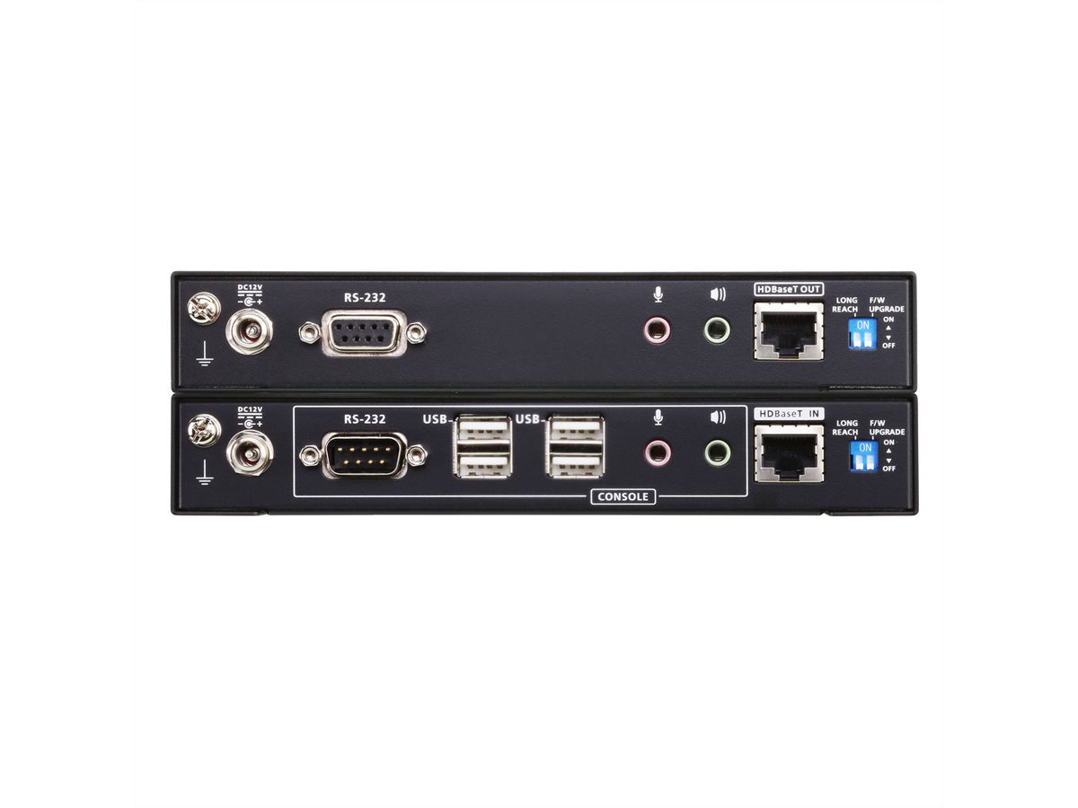 ATEN CE924 Système d’extension KVM USB DisplayPort double vue HDBaseT™ 2.0