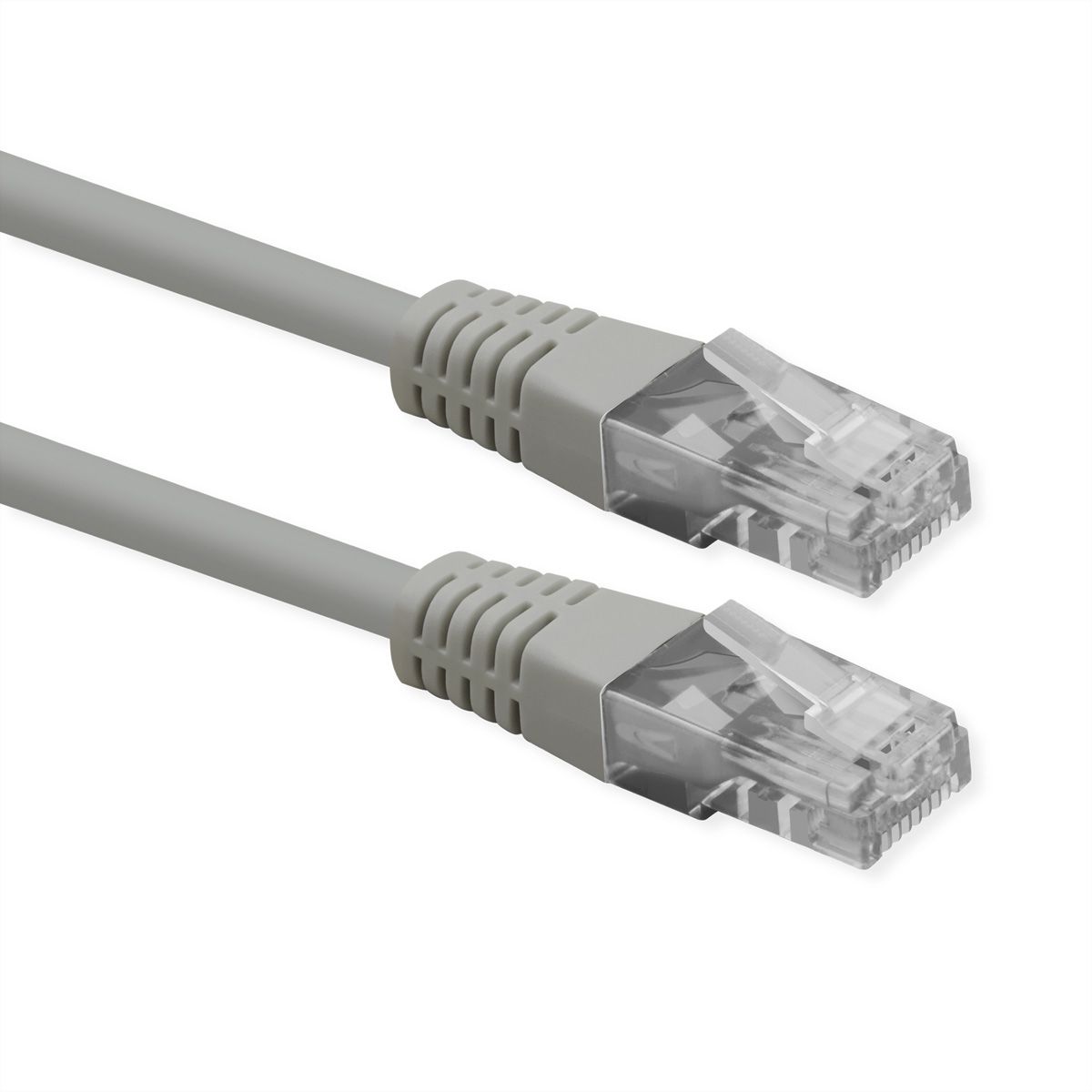 ROLINE Cordon Cat.6 (Classe E), UTP, PoE, gris, 5 m