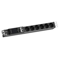 BACHMANN BN ESSENTIAL Metered 19", 6xCEE7/3 2,0m CEE7/7