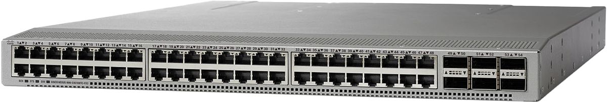 Cisco Nexus 9300 Géré L2/L3 Gigabit Ethernet (10/100/1000) Connexion Ethernet, supportant l'alimentation via ce port (PoE) Gris