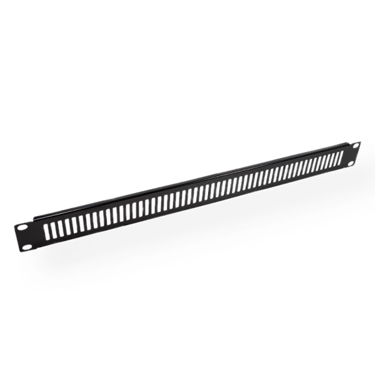 VALUE Panneau avant de ventilation 19", 1 U, noir
