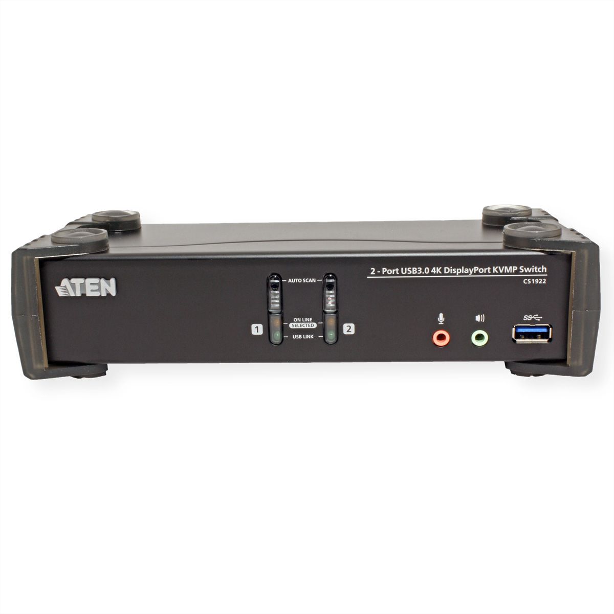 ATEN CS1922 Commutateur KVMP DisplayPort 4K 2 ports USB 3.0