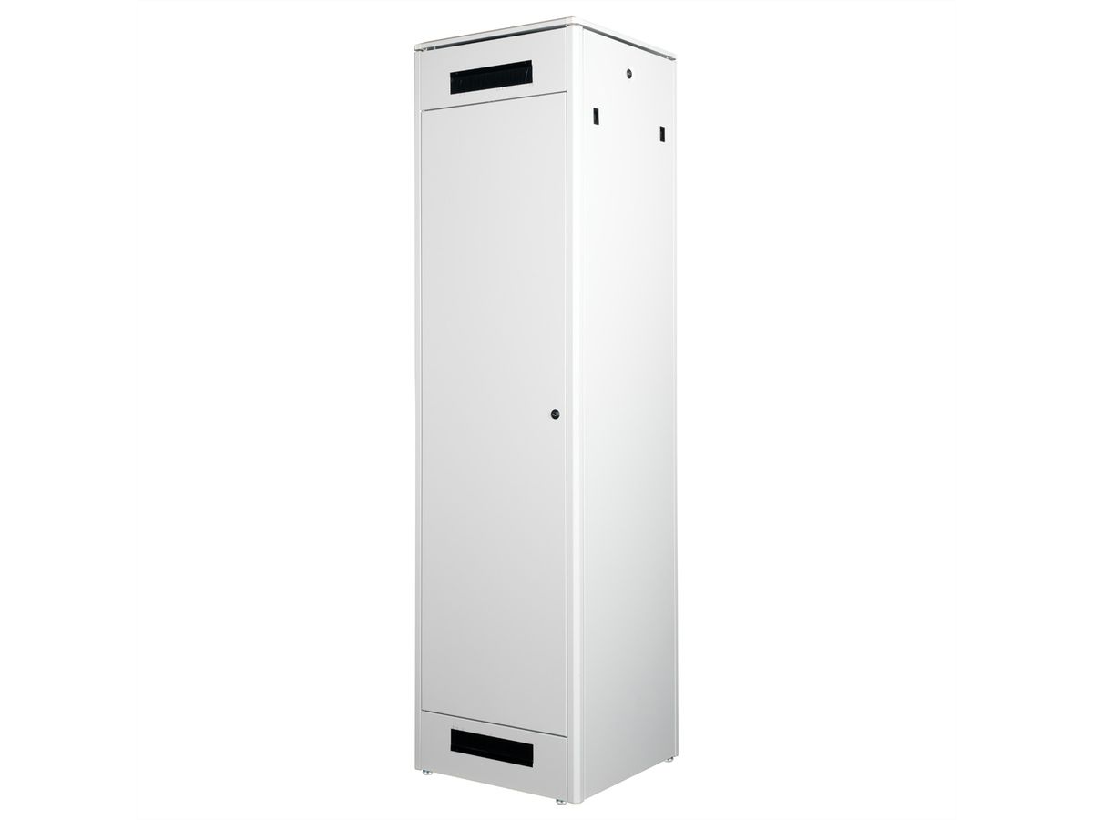 ROLINE 19" Baie réseau Pro 47U, 600x600 LxP Porte verre gris