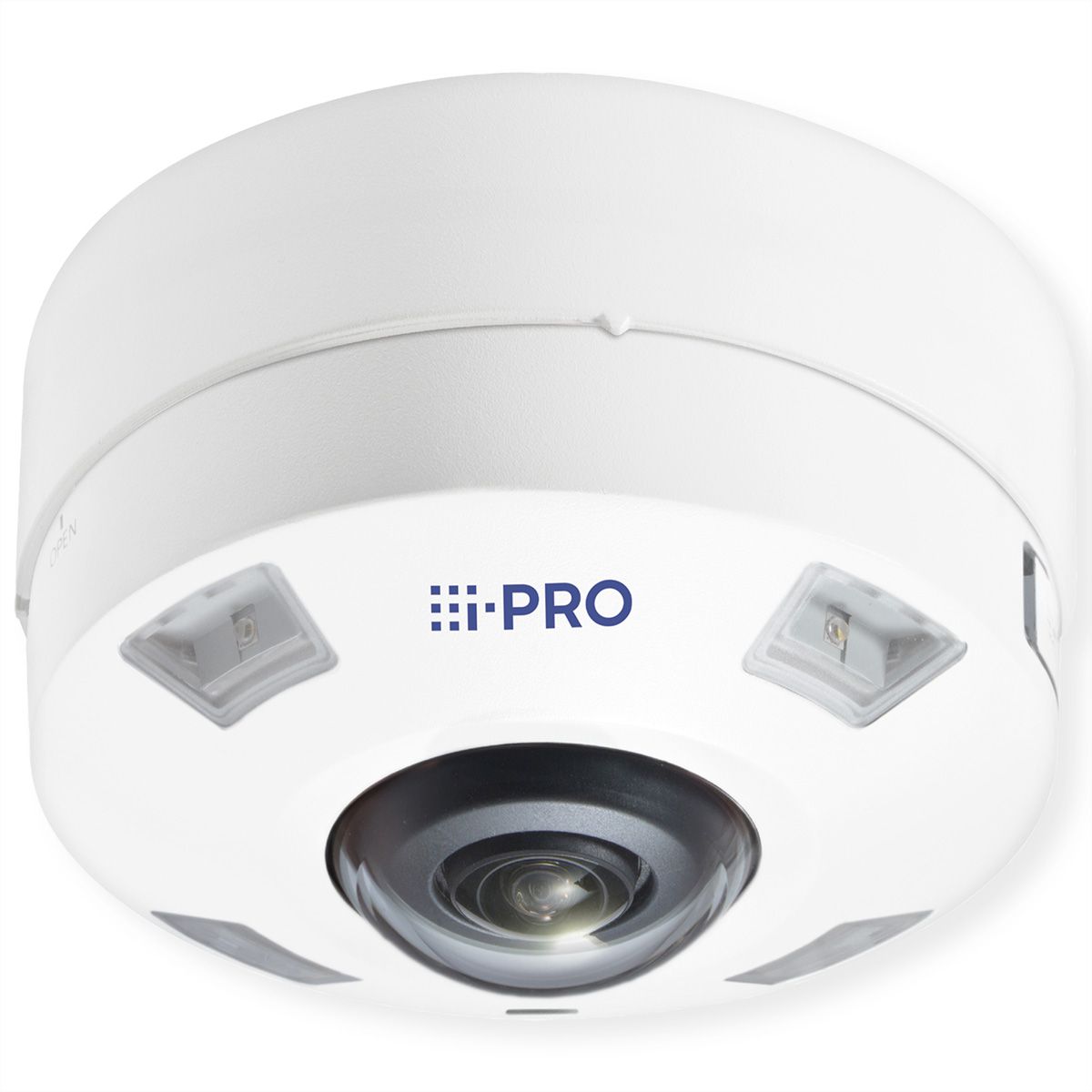 I-PRO WV-S4576LMA Caméra Fisheye 12 MP, 180°/360°, IR-LED 14m
