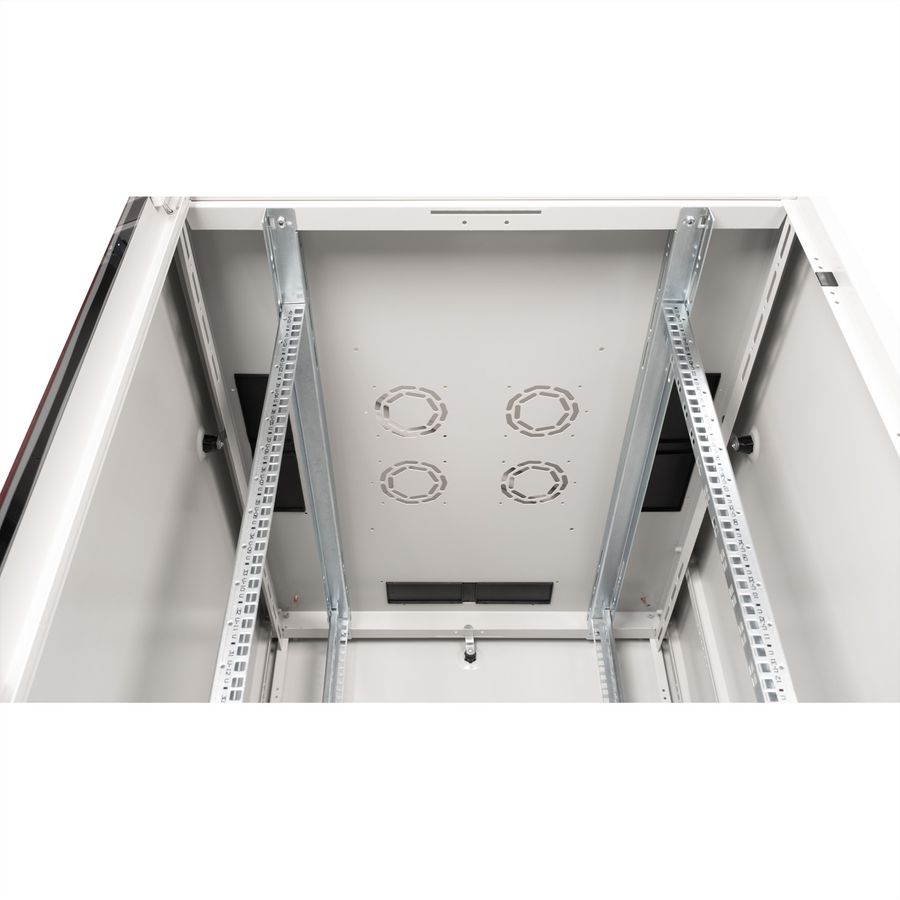 ROLINE 19" Baie réseau Basic 42U, 800x1000 LxP Porte verre gris