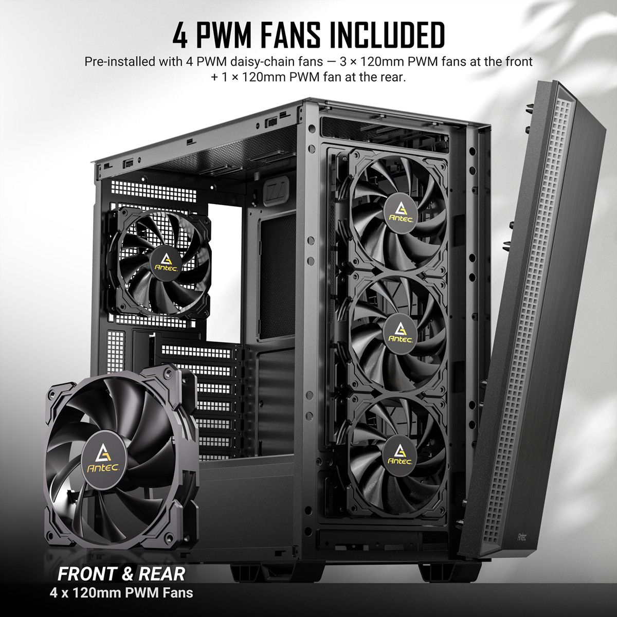ANTEC Performance P7S Boîtiers PC Mid Tower, ATX, M-ATX et ITX, argent