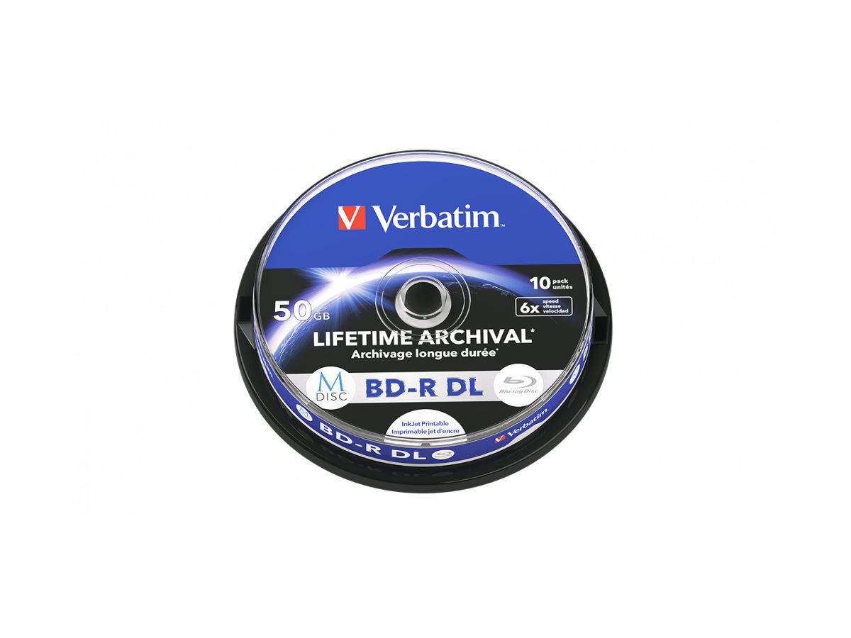Verbatim MDISC BD-R DL 50 Go 10 pièce(s)