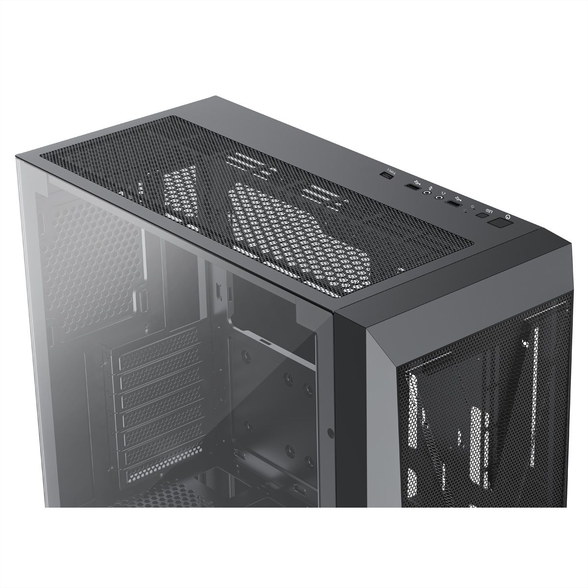 Xilence Xilent Breeze X712.RGB Gaming Boîtier PC, ARGB, PWM, ATX