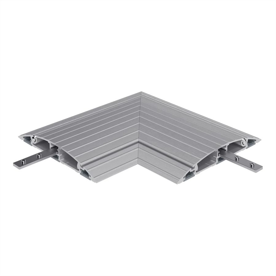 DATAFLEX Addit protège-câbles, connexion d'angle 482, argent