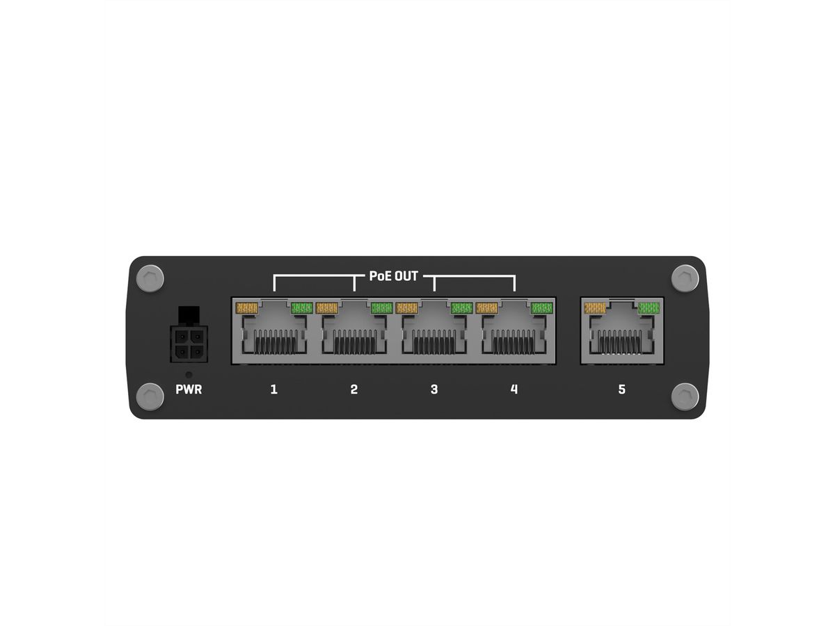 TELTONIKA TSW100 Switch industriel non-géré PoE+ Gigabit