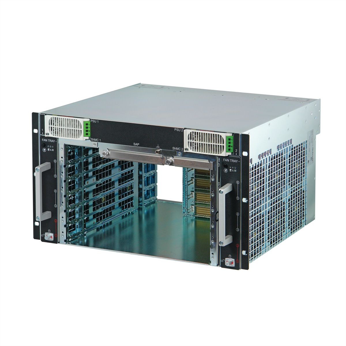 SCHROFF ATCA System 300/40 Series, 6 slot, AC, Replicated Mesh, Radial IPMB