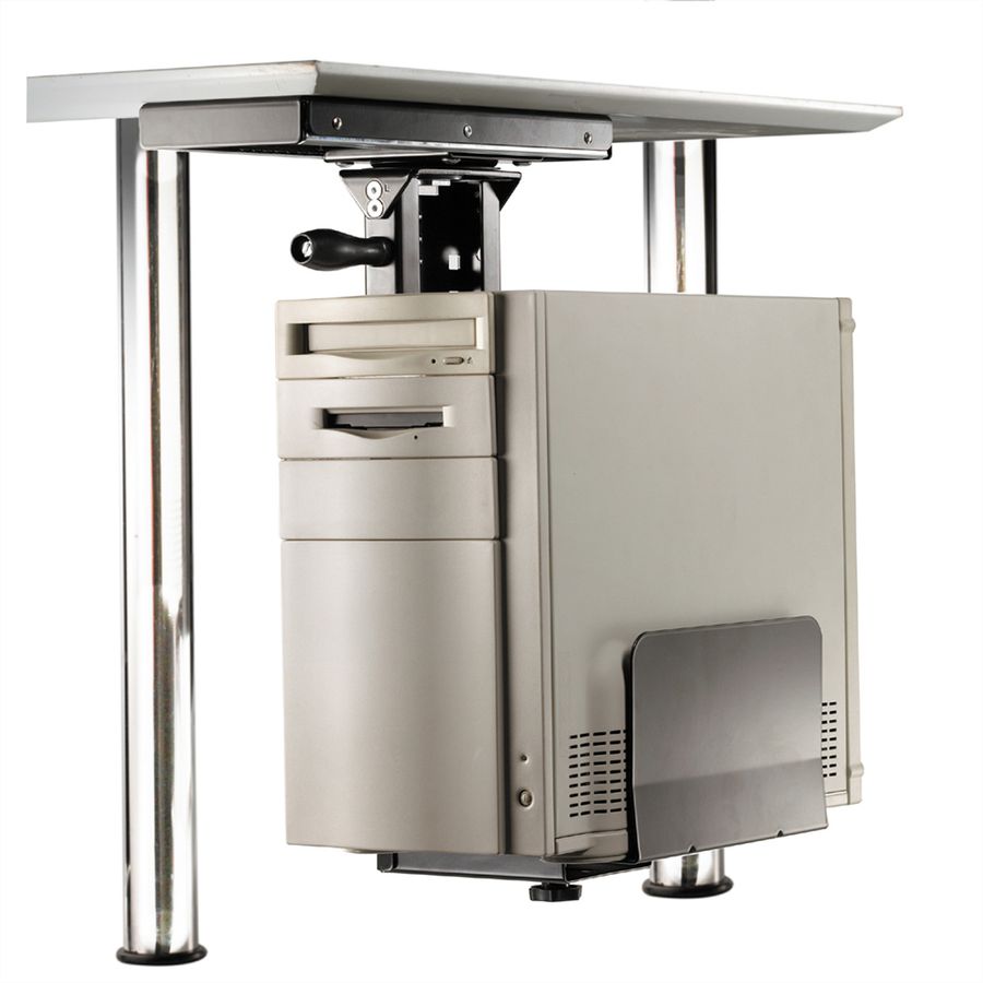 ROLINE Support PC pivotant, argent