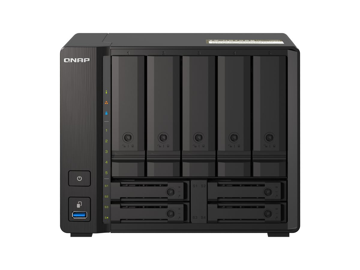 QNAP TS-H973AX NAS Tower Ethernet/LAN Noir V1500B