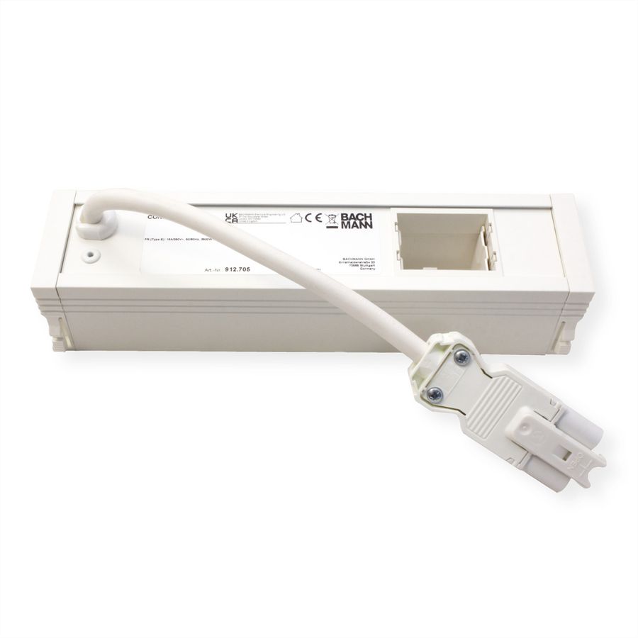 BACHMANN CONI 2xUTE 1xCM 0,2m GST18 RAL9010