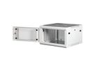 ROLINE 19" Boîtier mural Basic Plus 6U, 600x600 LxP gris