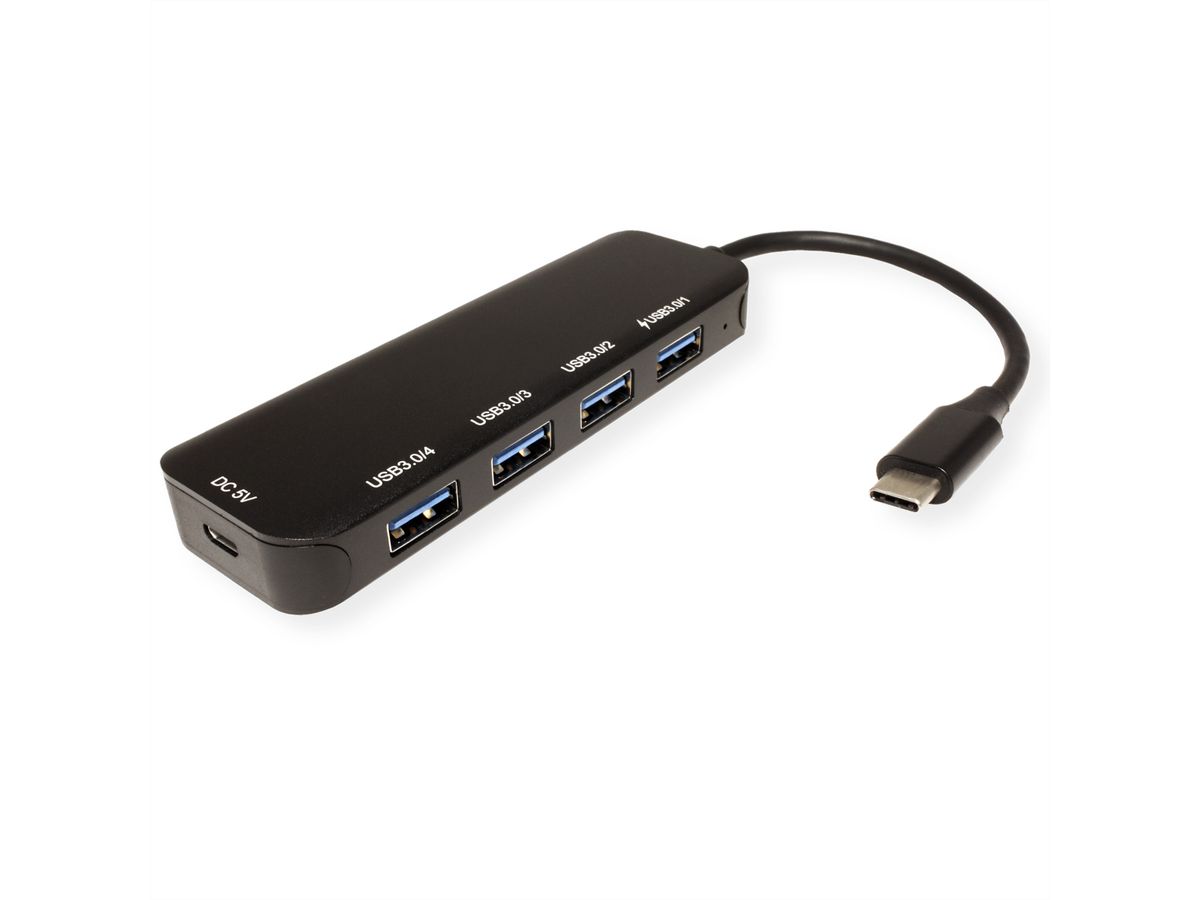 VALUE Hub USB 3.2 Gen 1, 4 ports, type C