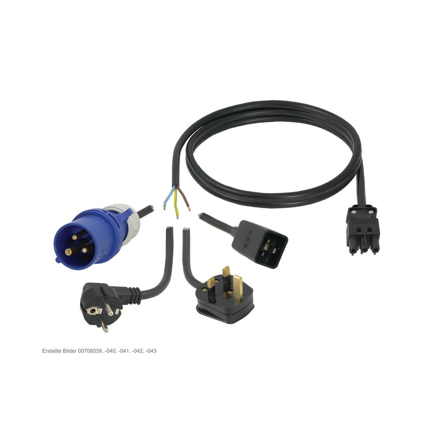 Câbles de raccordement Wieland® SCHROFF pour connecteurs femelles, GST18, 2.5 m, 2P+T/UTE