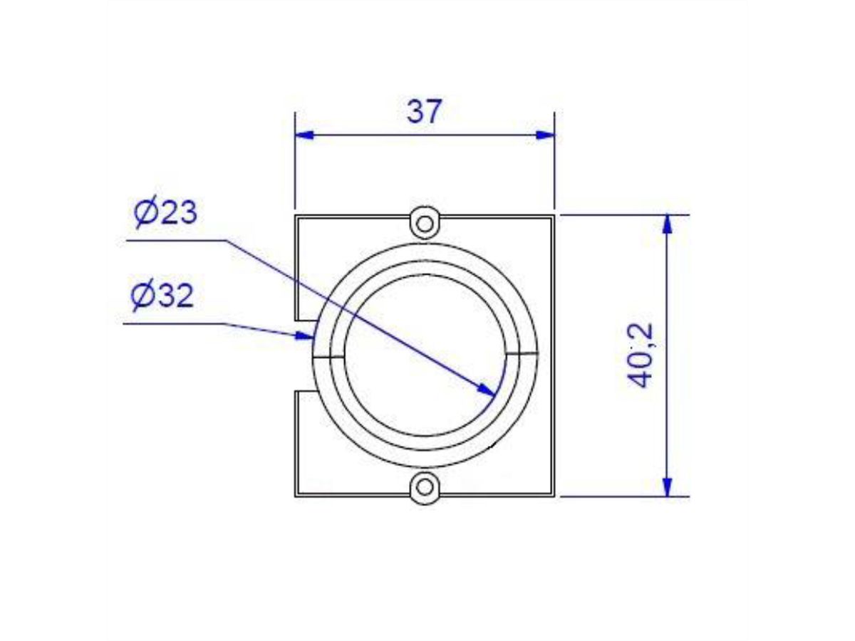 BACHMANN Module Custom 1 x passe-câble VGA