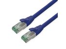 ROLINE RM Cordon Cat.6A S/FTP(PiMF), bleu, 0,3 m