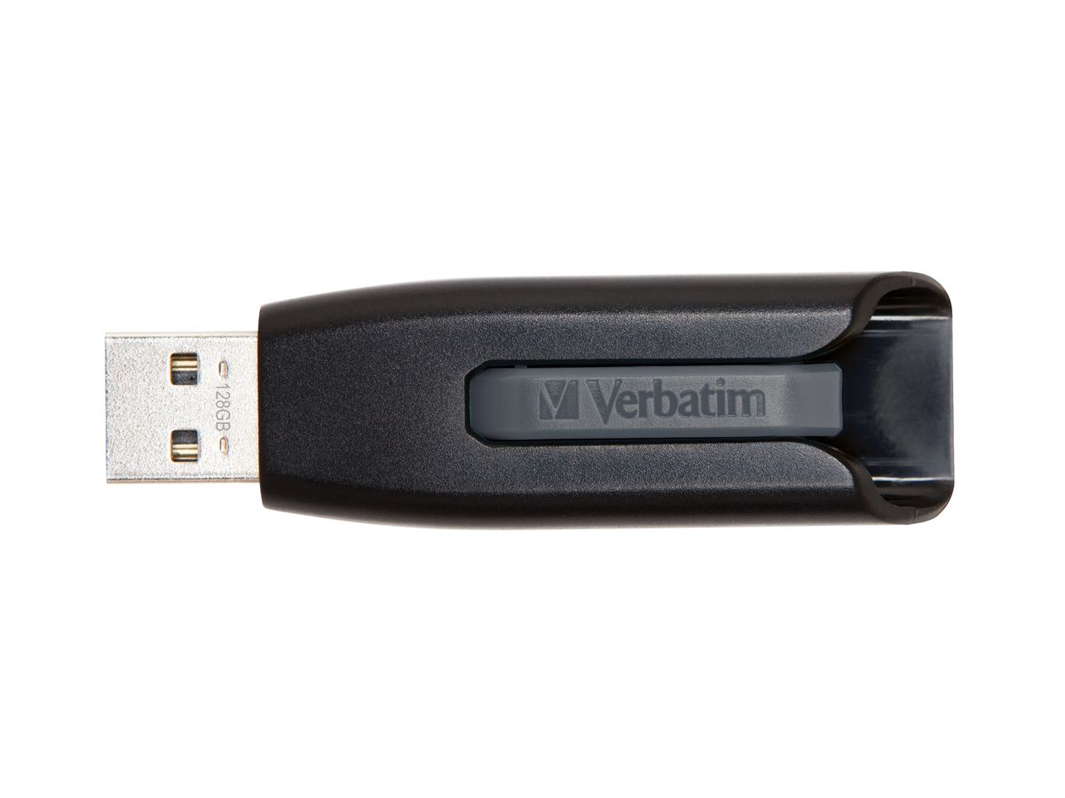 Verbatim V3 lecteur USB flash 128 Go USB Type-A 3.2 Gen 1 (3.1 Gen 1) Noir