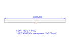 BACHMANN Câble transparent 5x0,75 50m, fils ouverts/fils ouverts FEP/ PVC