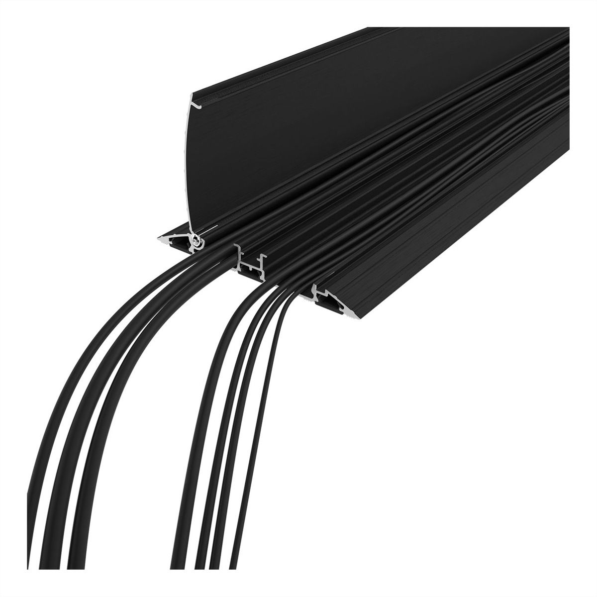 DATAFLEX Addit protège-câbles, droit 423, noir, 150 cm