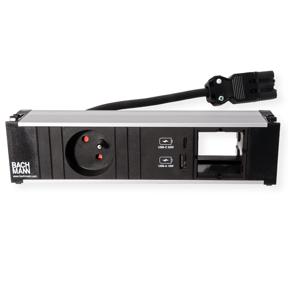 BACHMANN CONI 1xUTE 1xUSB A/C 22W 1xCM 0,2m GST18