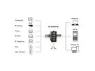 EXSYS EX-62026PoE Mini-commutateur Gigabit PoE industriel à 10 ports, 8x PoE + 2x 10/100/1000Tx