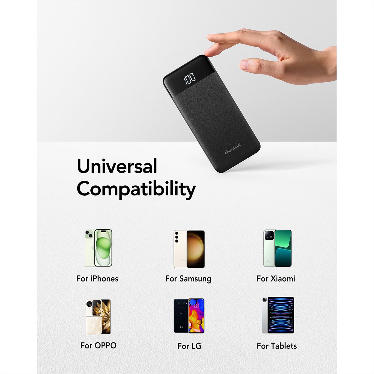 CHARMAST Powerbank W1056 10000mah noir