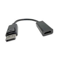 ROLINE Adaptateur DisplayPort - HDMI, 8K, DP M-HDMI F, actif