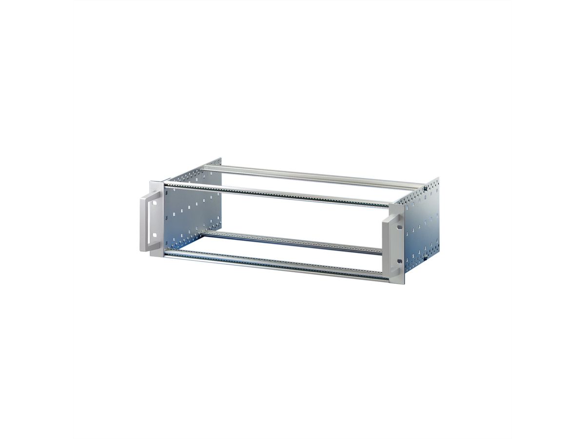 SCHROFF EuropacPRO 19" Kit de bacs à cartes pour cartes-mères, lourd, blindage rétrofit, avec poignée avant, 6 U, 175 mm