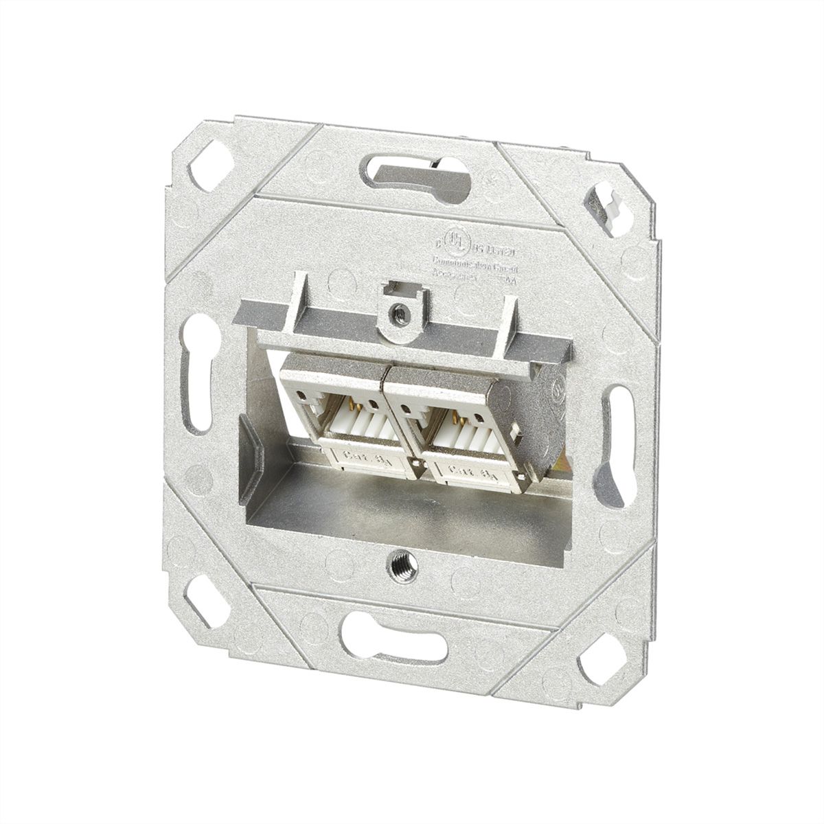 METZ CONNECT C6Amodul 2 port 180°M encastré sans cache