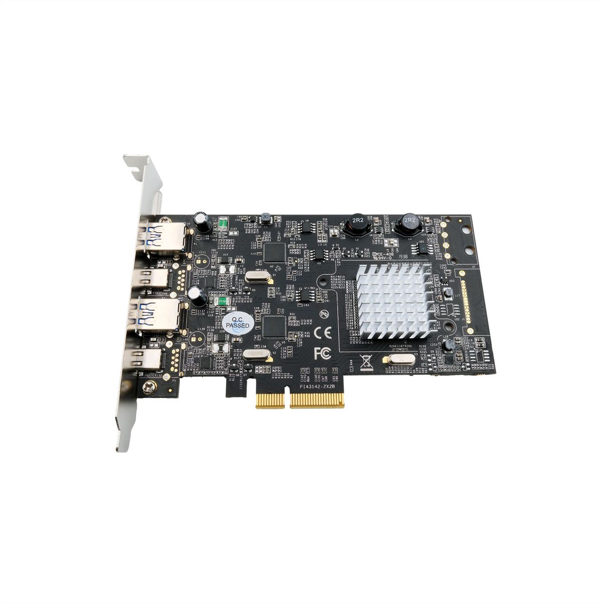 EXSYS EX-12005 Carte USB 3.2 Gen2 PCIe, 4 ports (2x type C, 2x type A)