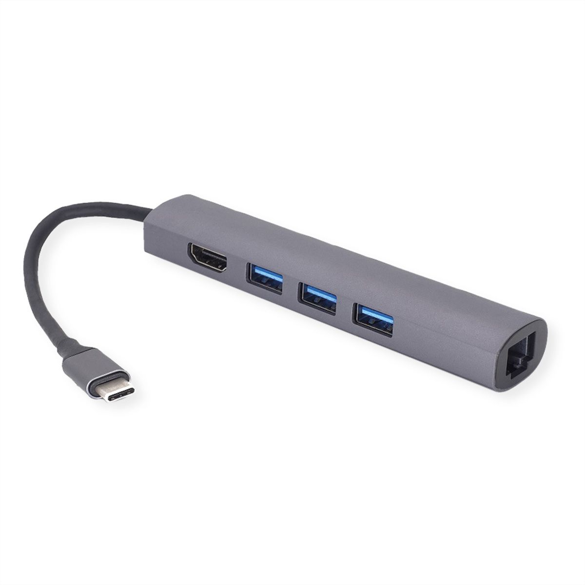 VALUE Adaptateur USB Type C - HDMI + USB 3.2 Gen 1 A + Type C (Power  Delivery) - SECOMP France