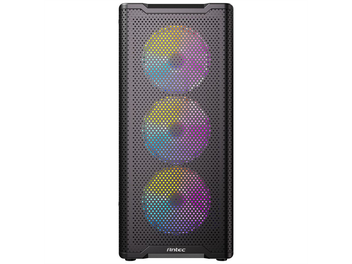 ANTEC VX-310 ARGB Boîtier PC ATX, Micro-ATX , ITX Mid Tower Gaming, noir